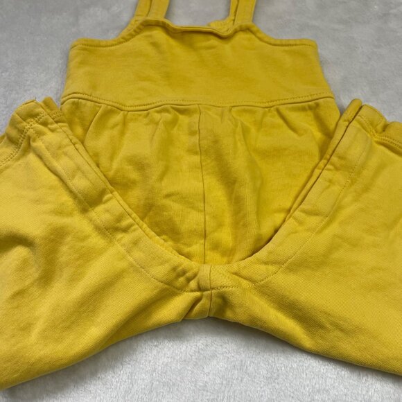 Hanna Andersson Easy Romper In Organic French Terry Unisex 85cm US 2 Yellow - Picture 7 of 9